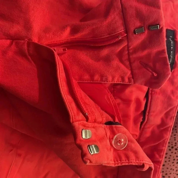 Tommy Hilfiger Coral Ruched Pants Size 0 - Picture 9 of 9